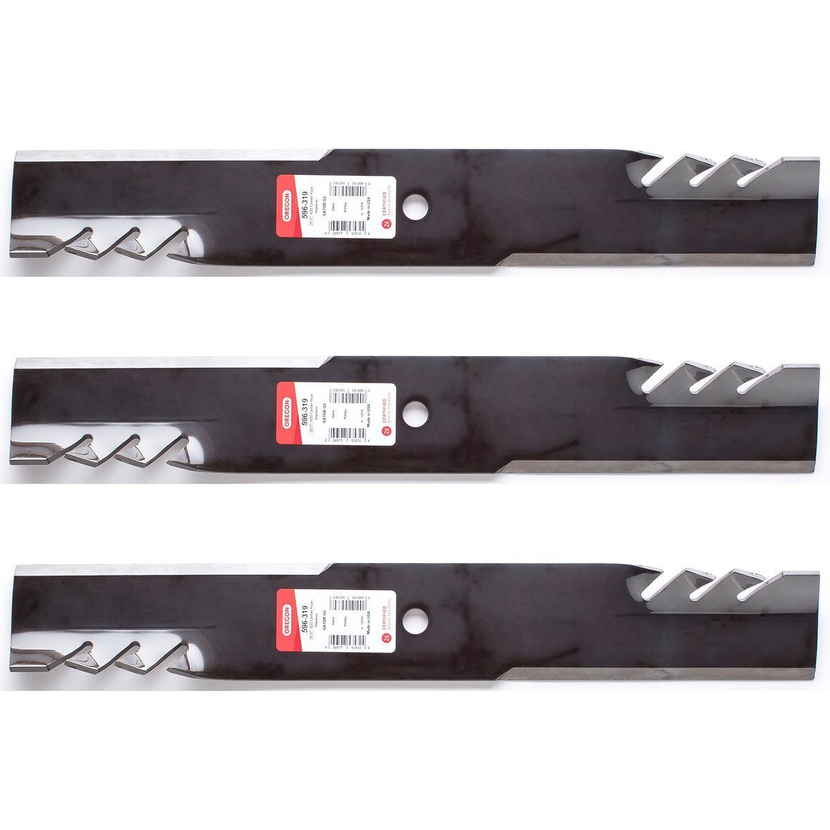 Oregon 596-319 G5 Gator Blades for 60″ Gravely 025124, 046999, 08979600