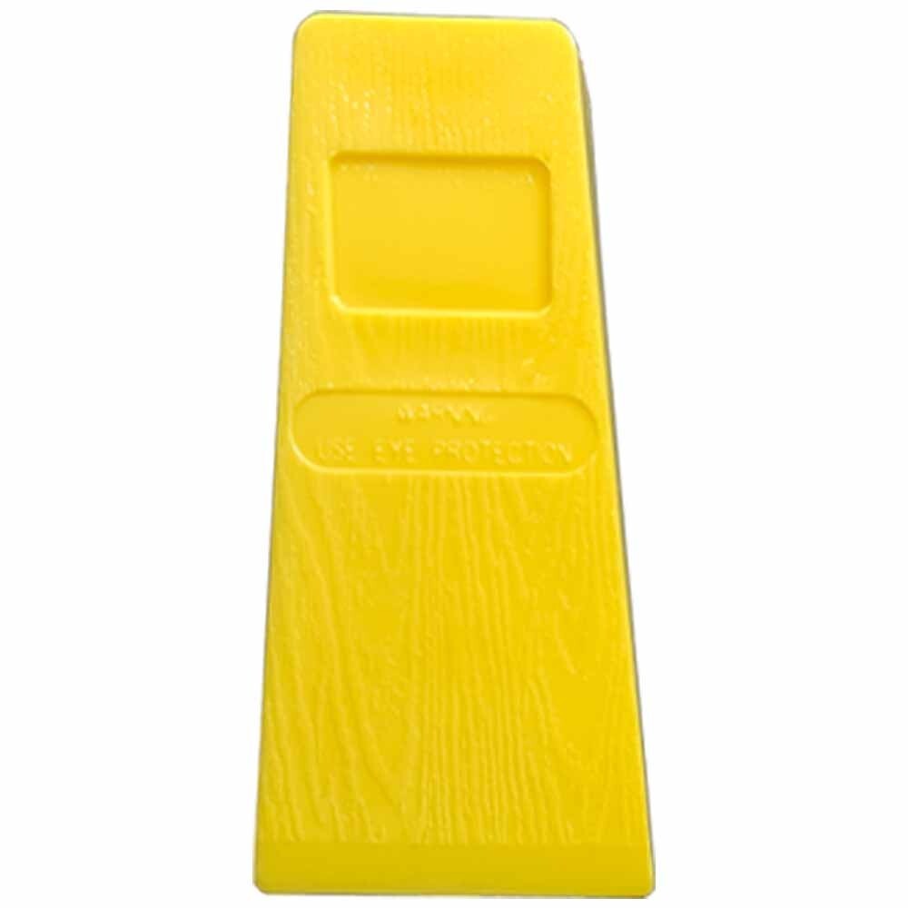 3 Pack 5.5″ Tree Felling Wedge Logging Bucking Falling ABS Plastic (Yellow)