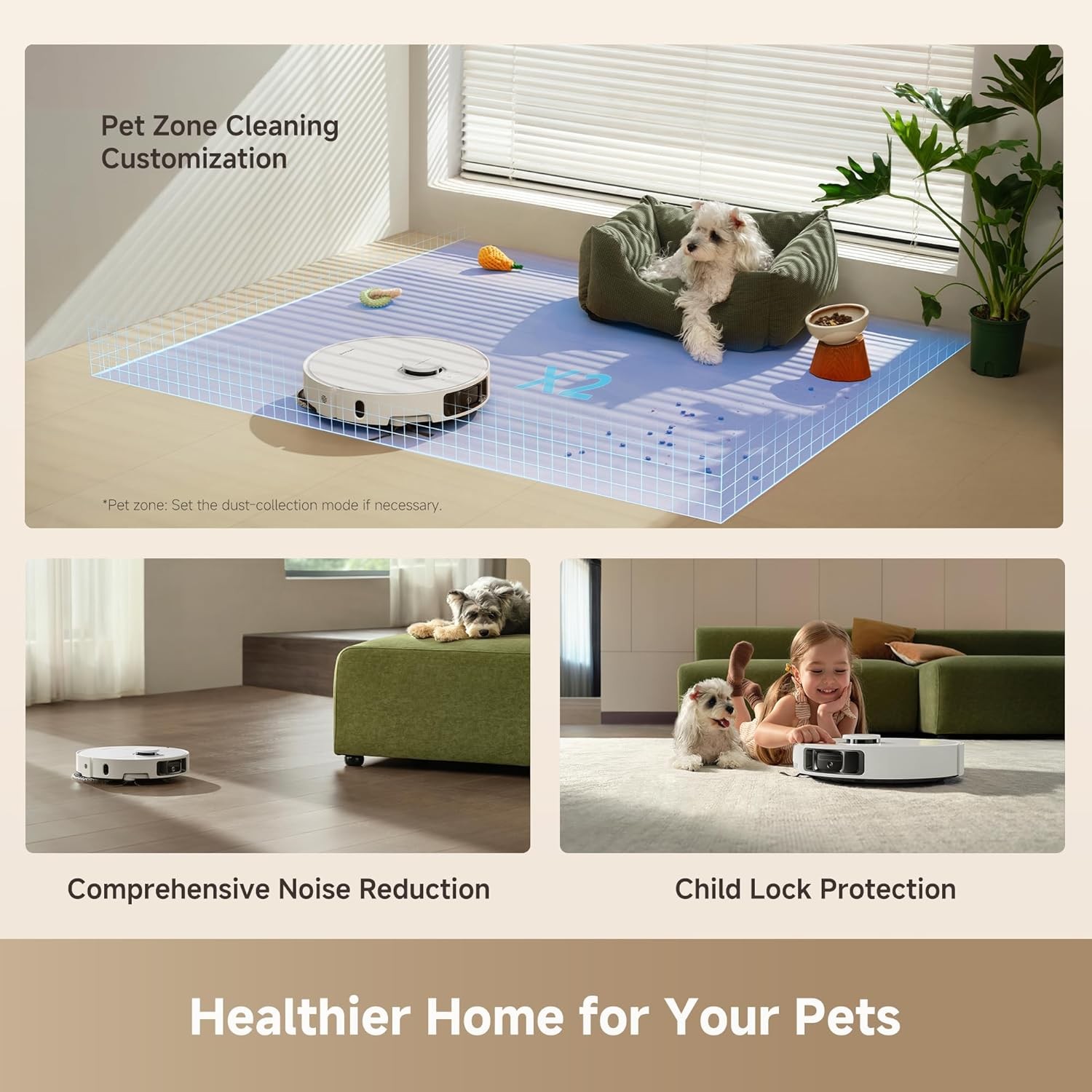 DREAME L40 Ultra Gen 2 White Robot Vacuum 25kPa Suction｜Certified Refurbished