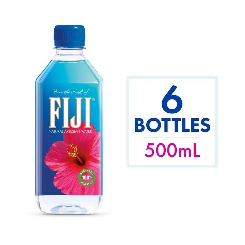 (2 pack) FIJI Natural Artesian Water, 16.9 fl. oz. (Pack of 6 Bottles)