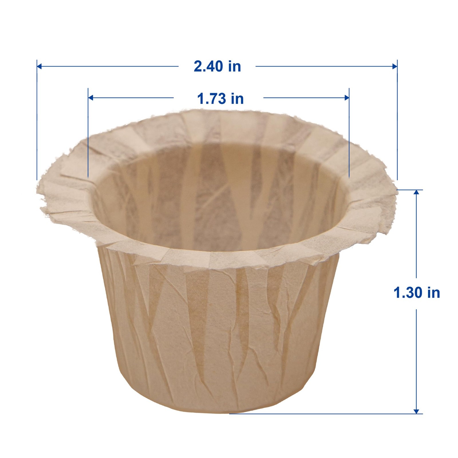 300 Count Disposable Coffee Filters for Keurig 1.0 & 2.0 Compatible Pods
