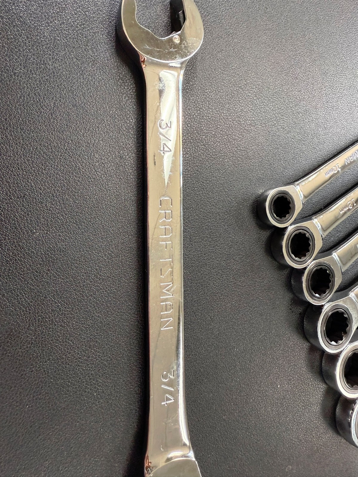 Craftsman Ratcheting Wrench Set – 12 pcs Open End and Box End