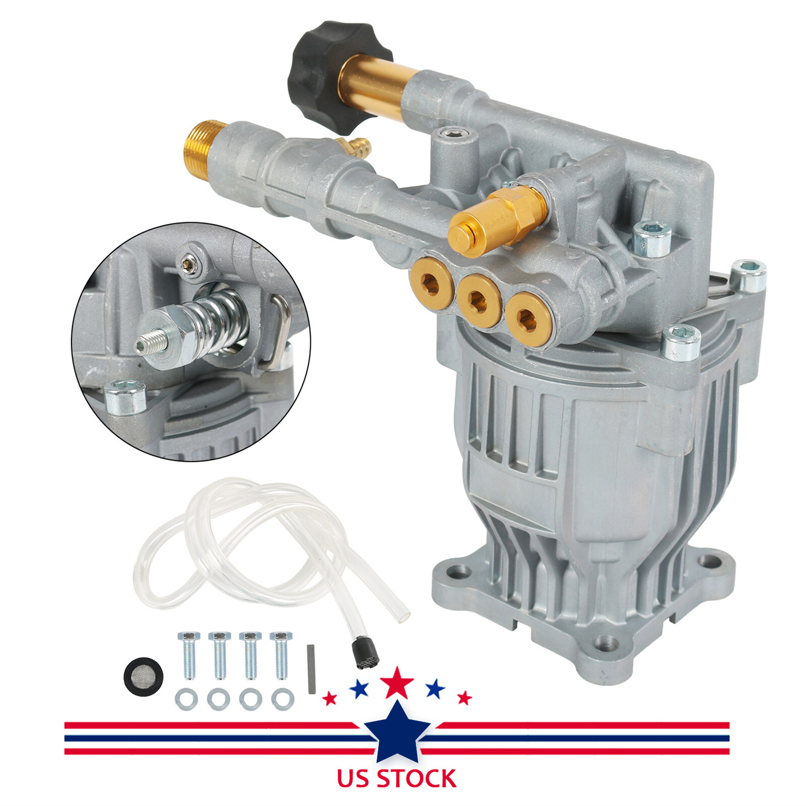 Axial Cam Replacement Pressure Washer Pump Kit,3300 PSI,2.4 GPM 90028