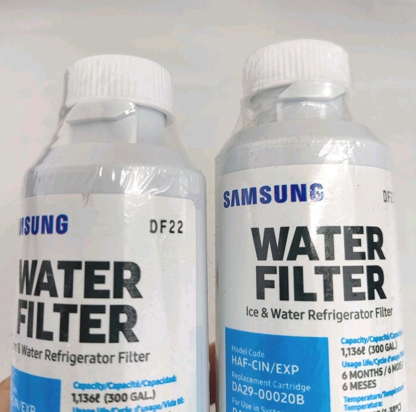 Set Of TwoSamsung Refrigerator Water Filter Model HAF-CIN/EXP DA29-00020B Seald