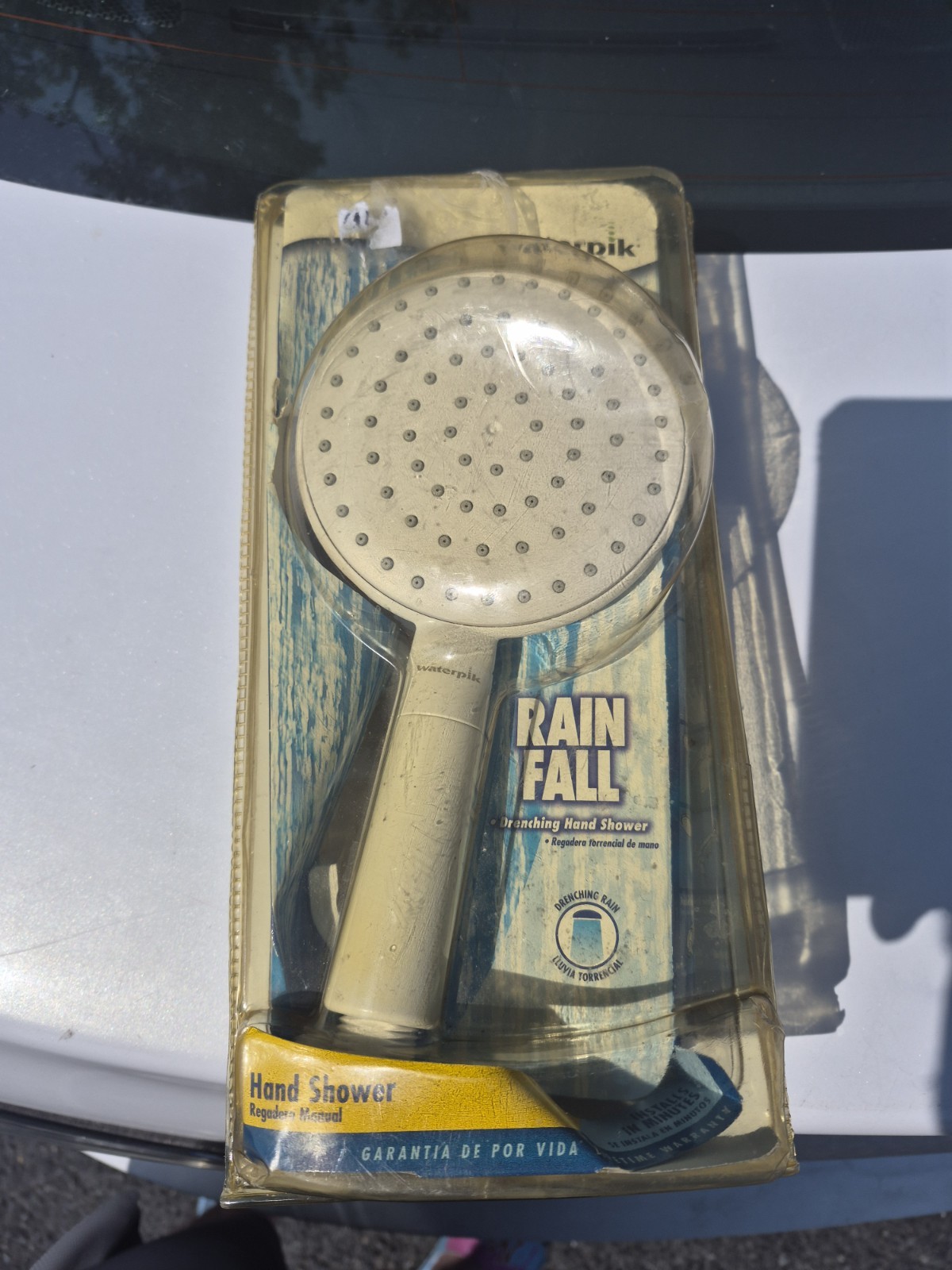 NOS VTG Water Pik “Rain Fall” hand held/mountable shower nozzle Open Box