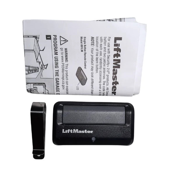 2 Pack 891 LM LiftMaster 1 Button Remote Control Garage Opener Security+2.0