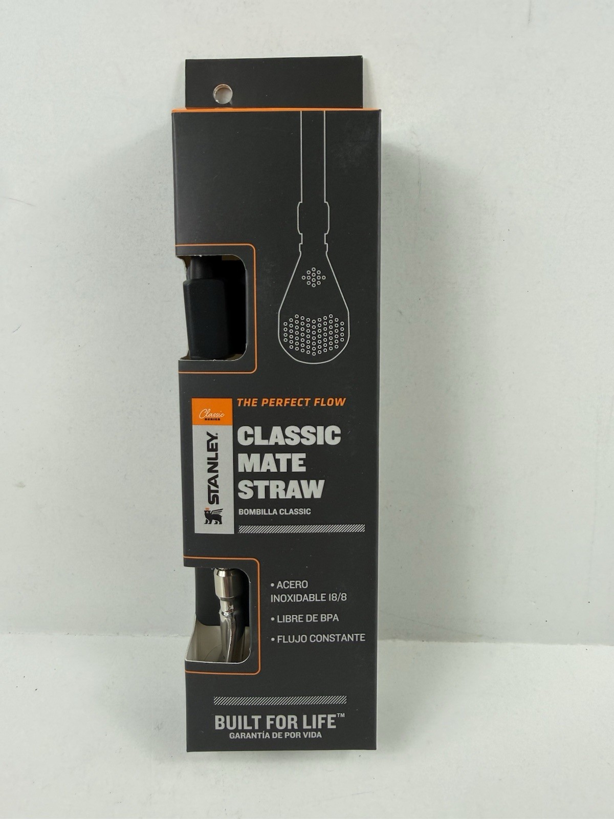 NEW Stanley Mate Stainless Steel Bombilla Straw Matte Black