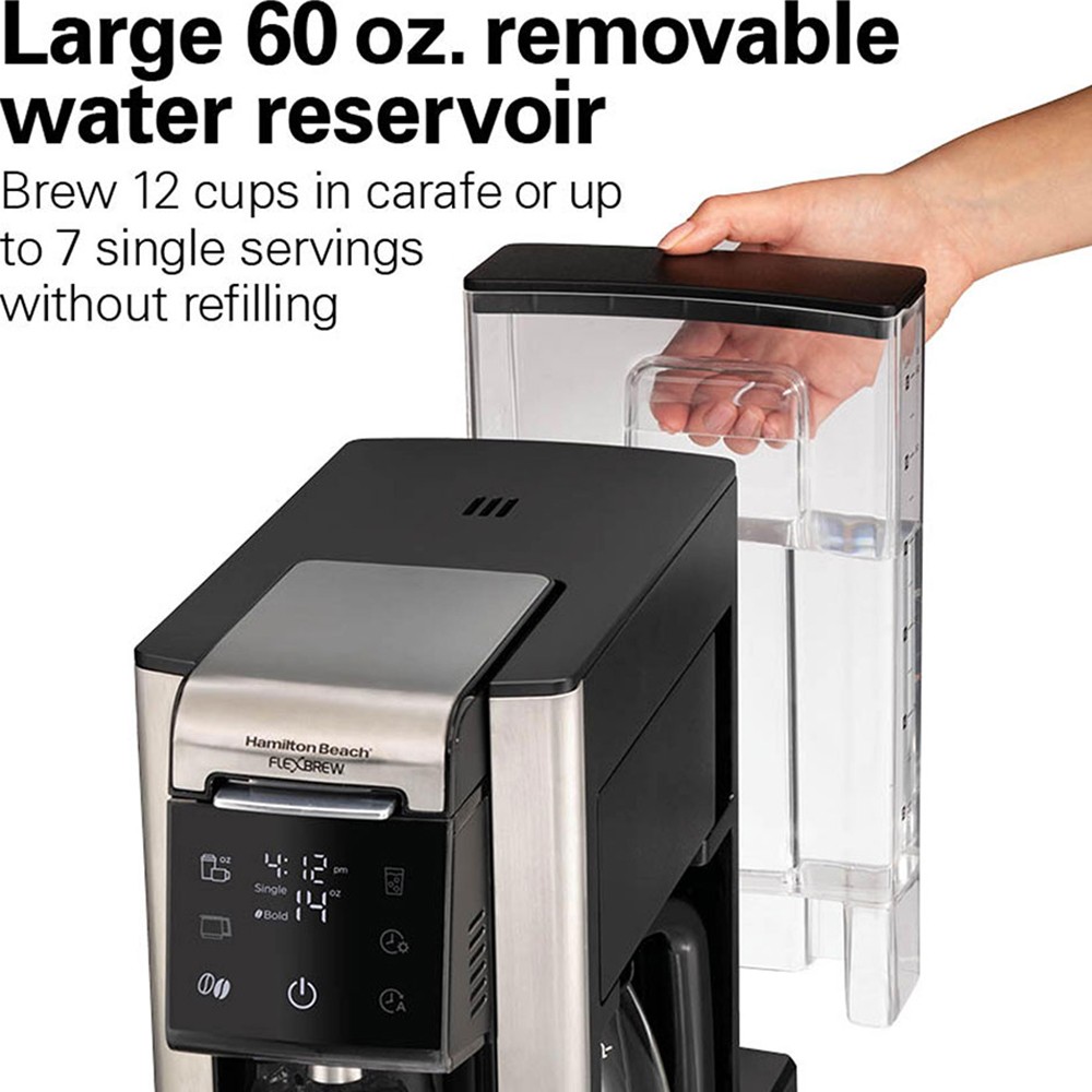 Hamilton Beach FlexBrew 5-in-1 Coffee Maker (R49965) – Black