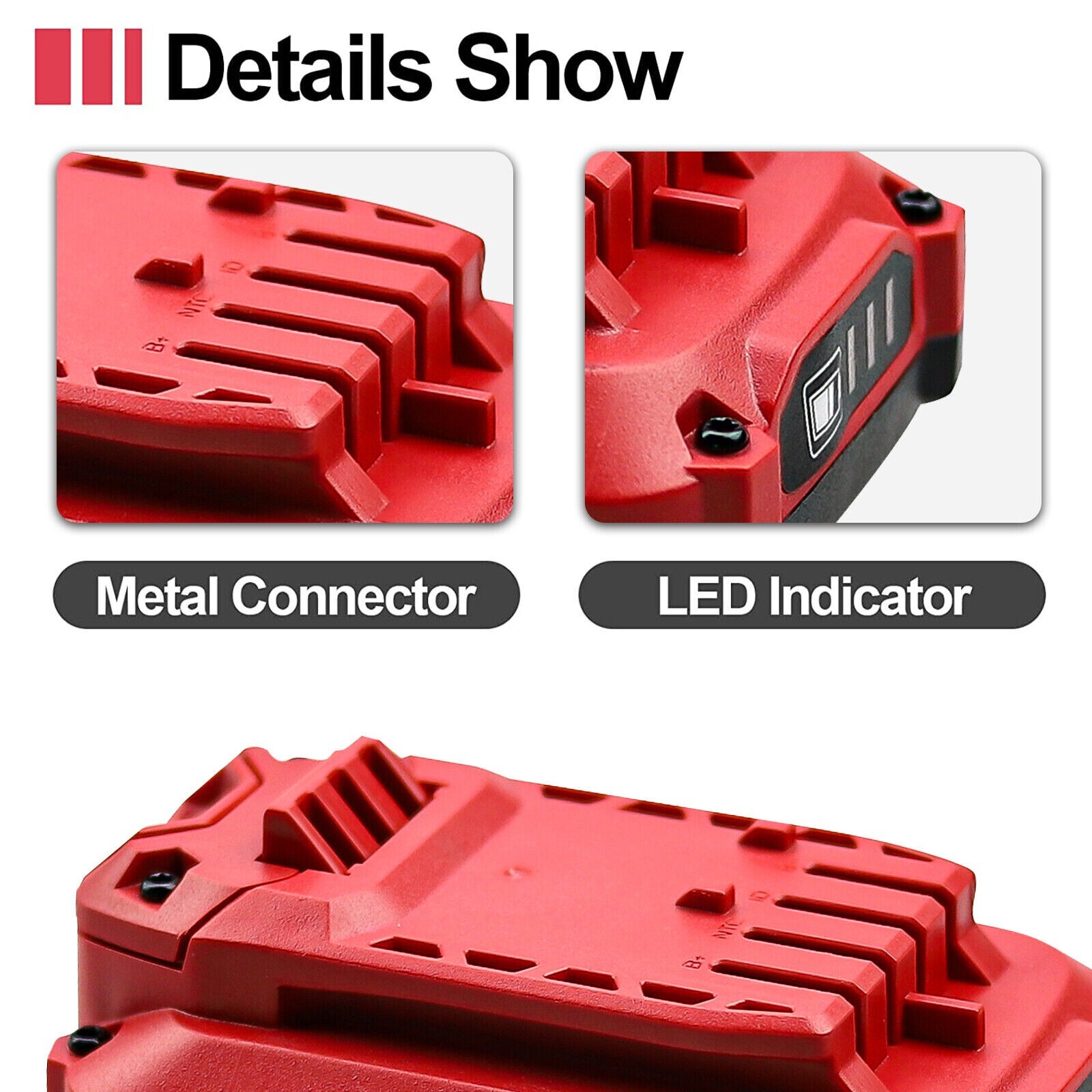 2PACK For Craftsman V20 20 Volt MAX Lithium Battery CMCB204 CMCB202 CMCB201 TOOL