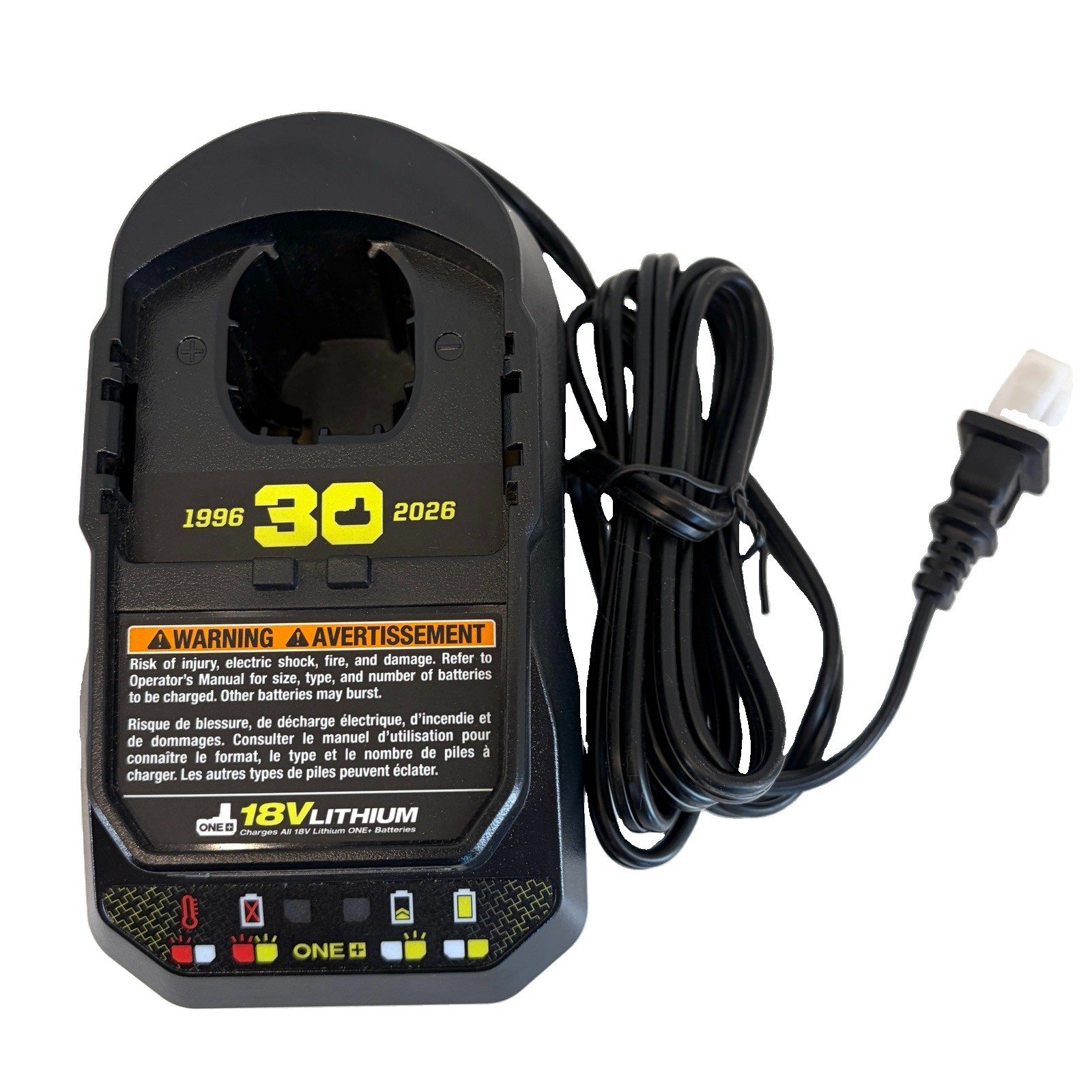 Ryobi ONE+ 18V 30th Anniversary Battery Charger Genuine OEM Model PCG002SB30