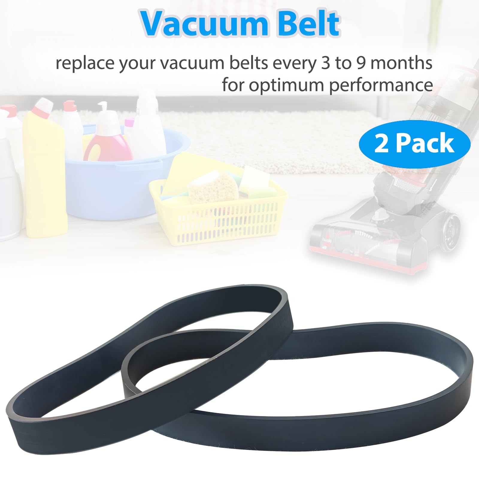Vacuum Belt Replacement for Bissell Cleanview Swivel Pet Upright Bagless/Powe…