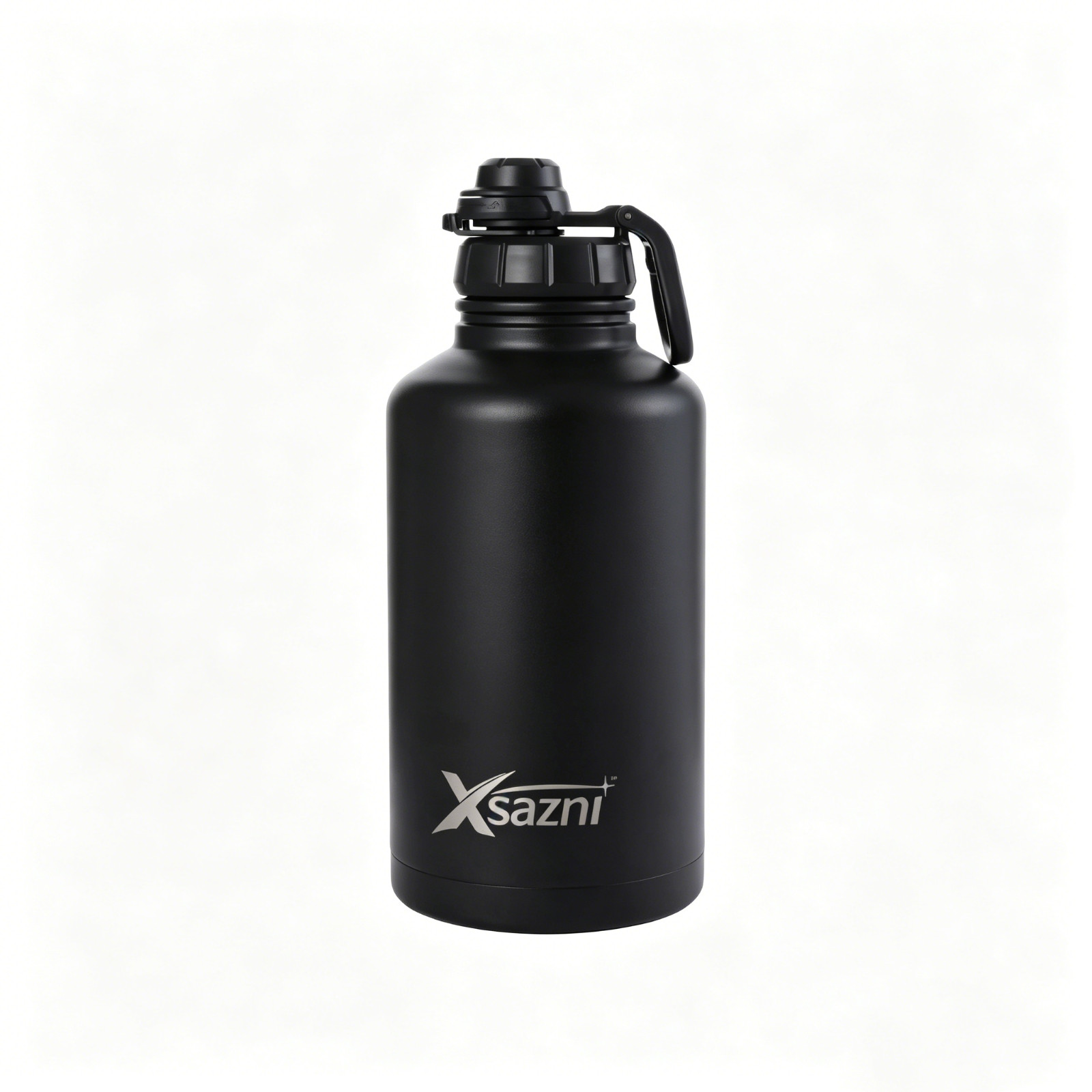 Xsazni 64 oz Insulated Water Bottle Stainless Steel Vacuum Flask Leak-Proof Lid