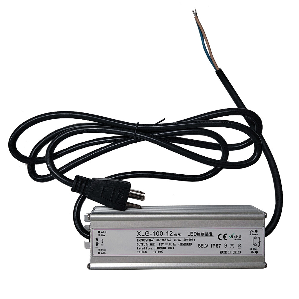 60W-150W Waterproof Power Supply AC110V to DC12V LED Driver Transformer Adapter