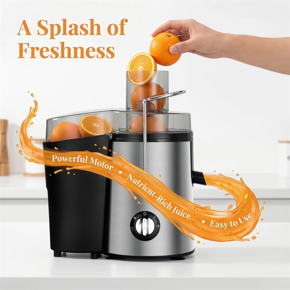 800W Electric Juicer Fruit Vegetable Blender Juice Extractor Machine 2 Speeds