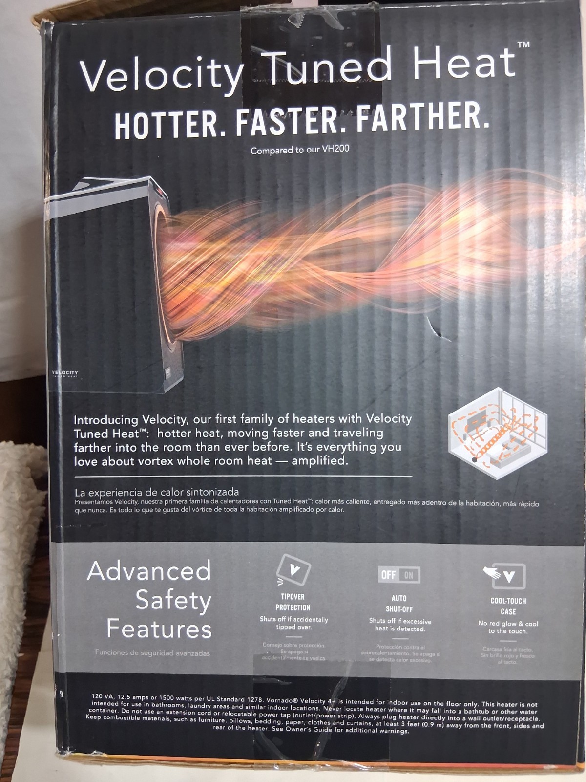 Vornado Velocity 4 Whole Room Vortex Indoor Heater-4+ VTX 4969017