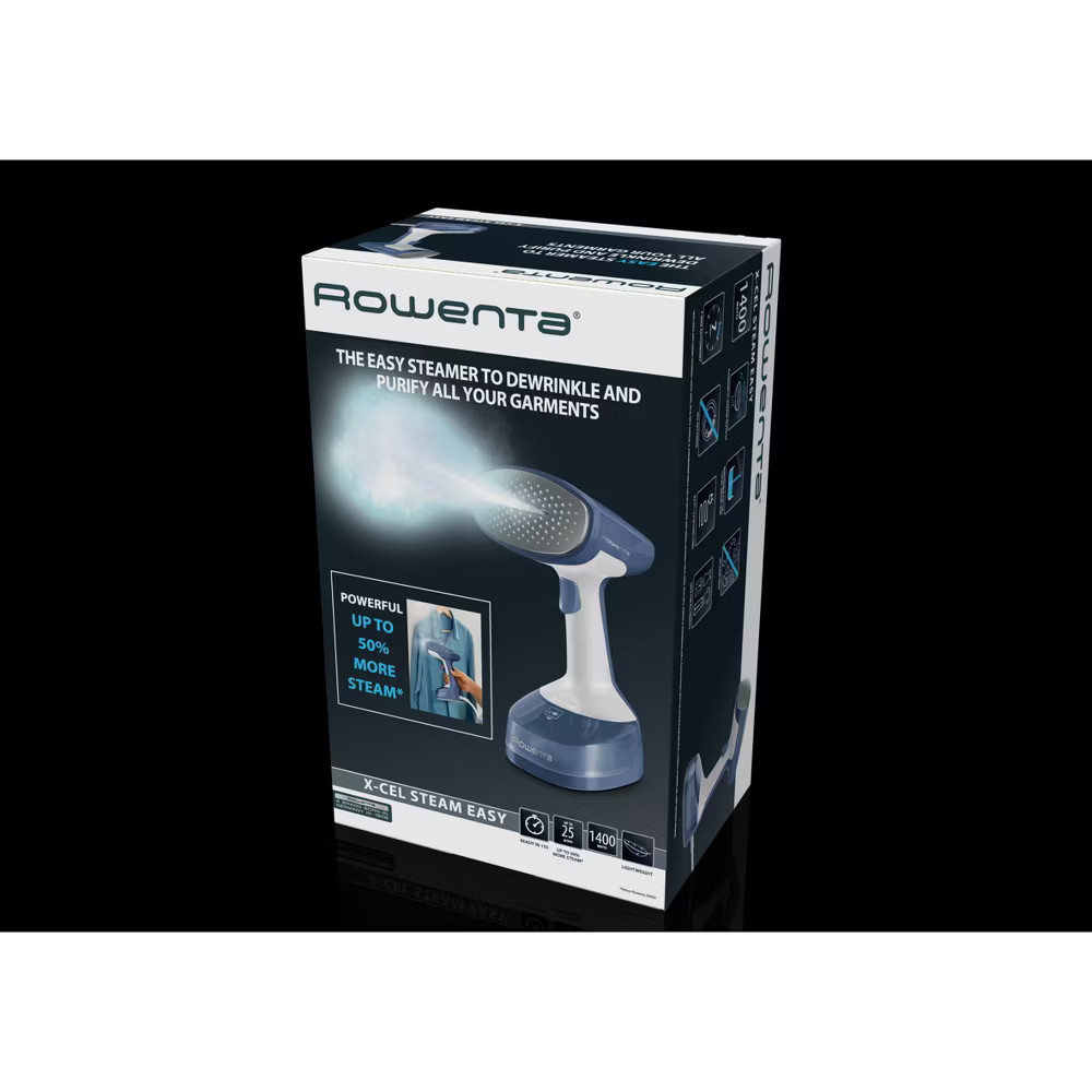 Rowenta X-Cel Easy Garment Steamer Blue