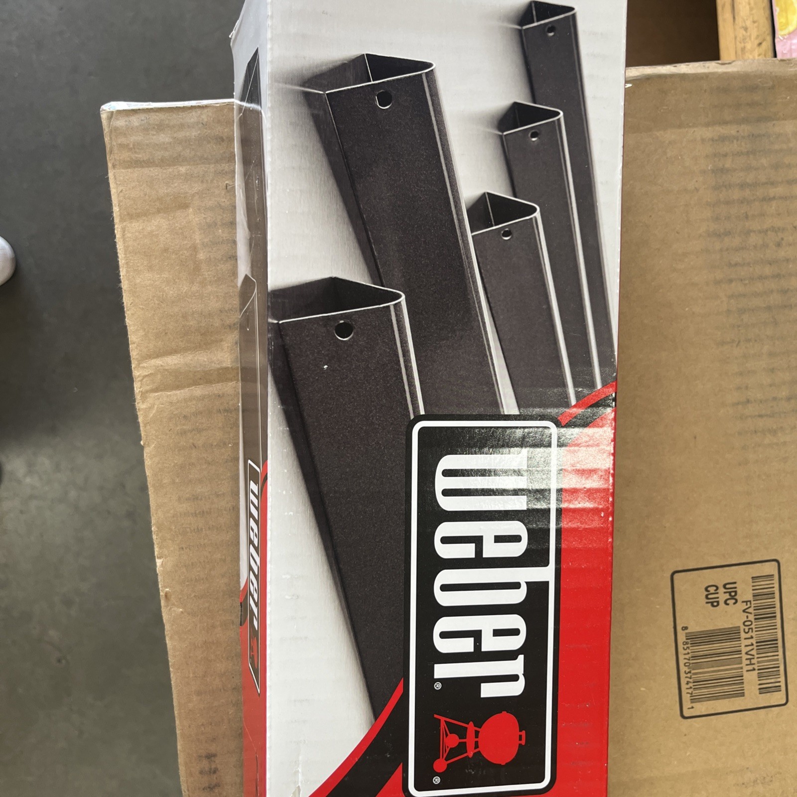Weber Set of 5 Flavorizer Bars #7534- NEW/ BOX DAMAGE