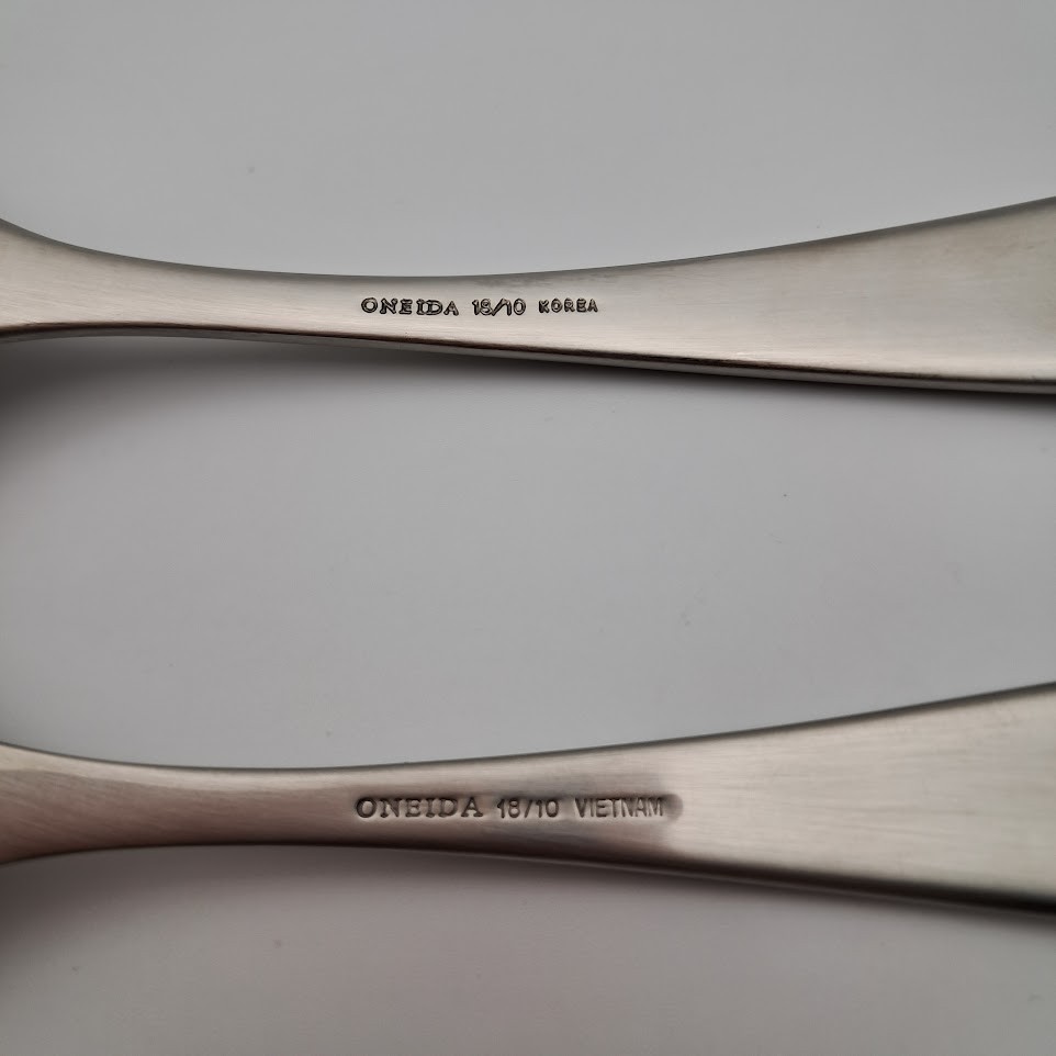Oneida Stafford 18/10 Stainless Flatware Satin CHOICE YOU CHOOSE Korea Vietnam