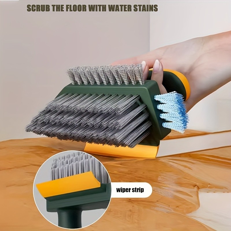 3-in-1 Crevice Cleaning Brush for Bathroom Tile Grout Floor Toilet Corners