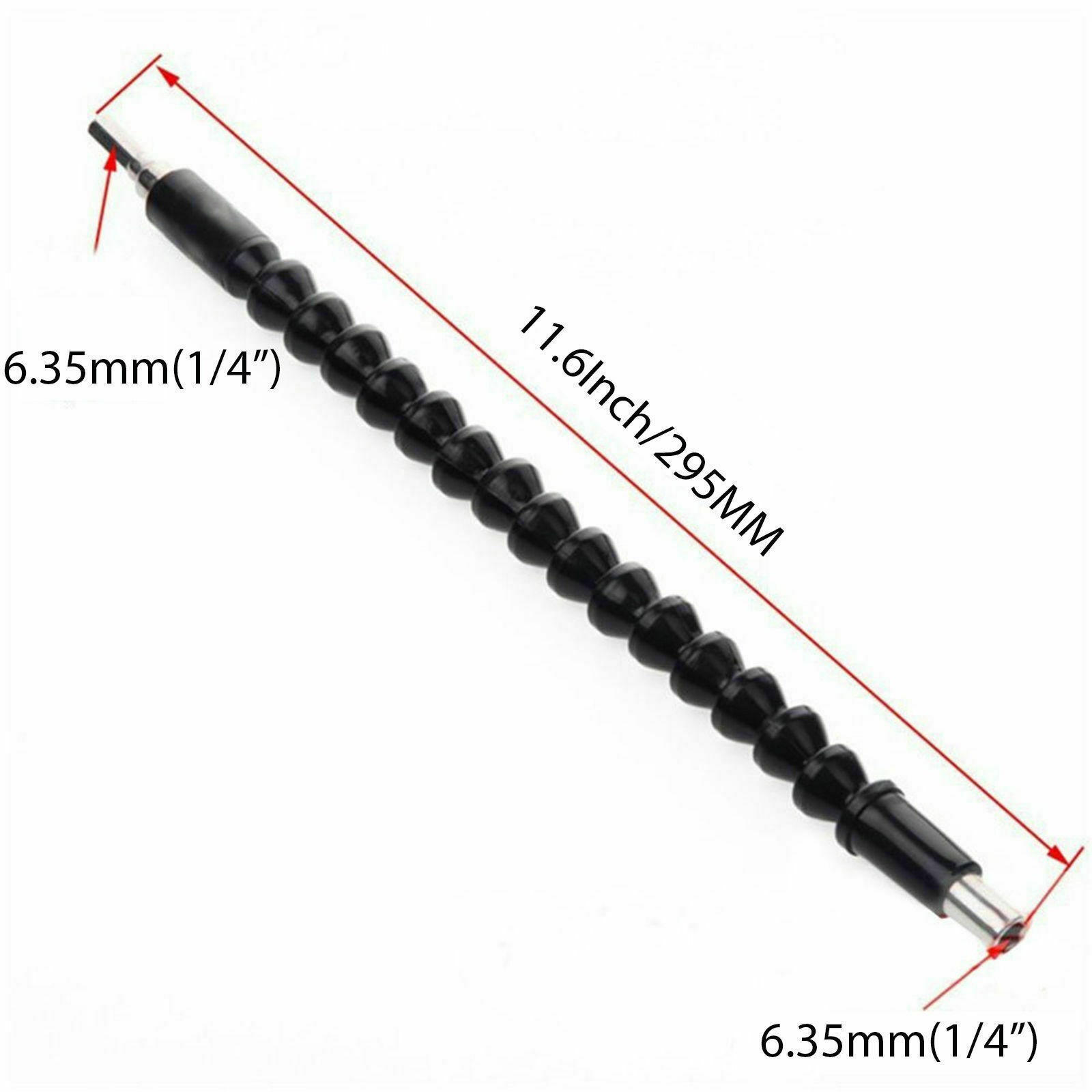 4Pc Magnetic Extension Socket Drill Bit Holder Screwdriver 1/4″ Hex Shank Quick