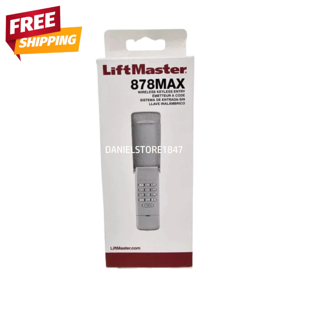 LiftMaster 878MAX Wireless Keyless Entry Garage Door Opener Keypad Security+