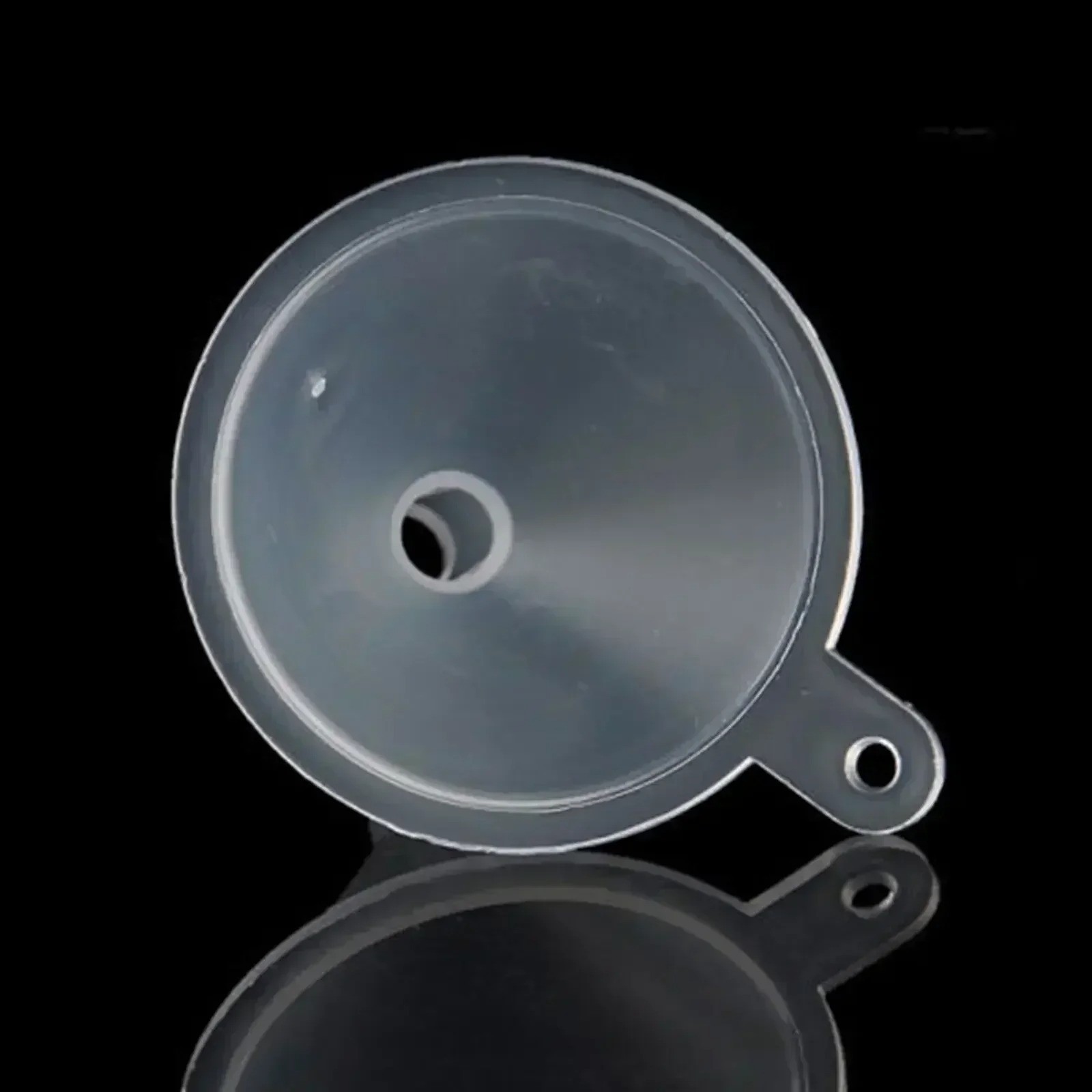 2-50Pcs Mini Funnel 3/5cm Transparent Liquid Oil Funnel Small Mouth Funnel Schoo