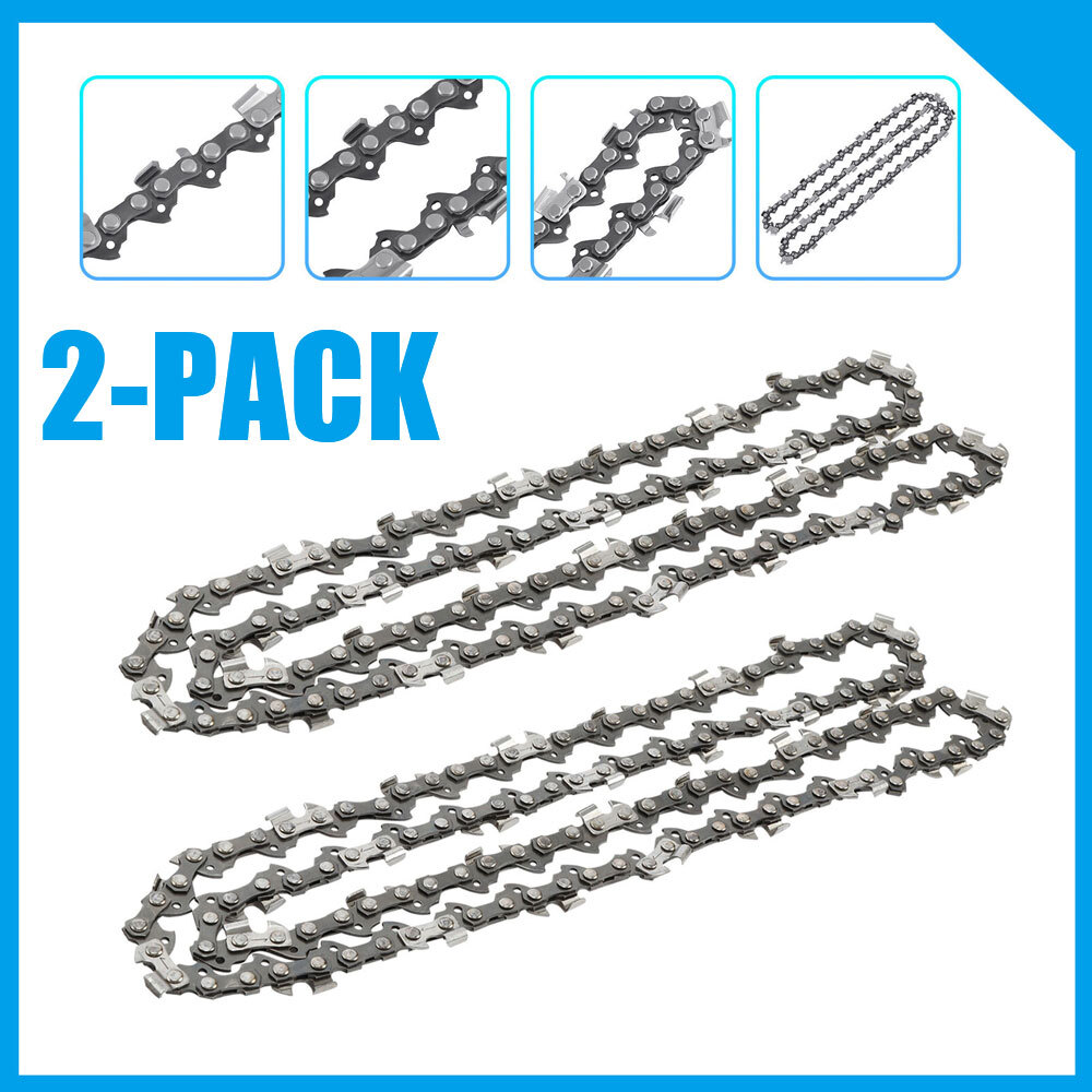 2PCS 20 inch Chainsaw Saw Chain Blade .325″ .058 Gauge 76DL Drive Links