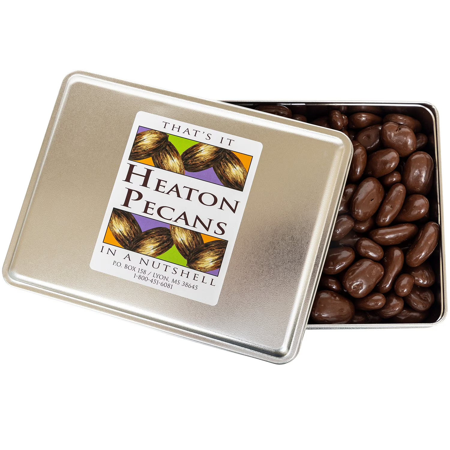 Heaton Pecans Chocolate-Covered Pecans, 4.2 Pounds