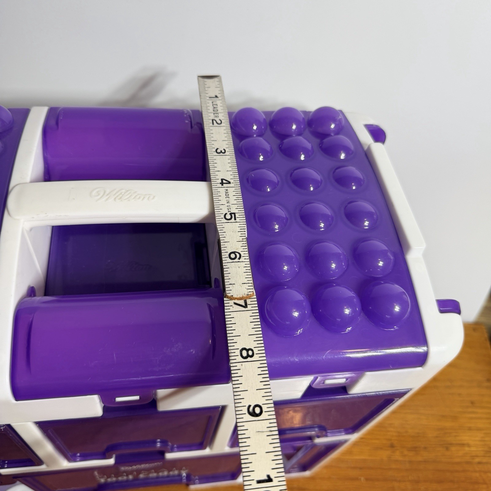 Wilton Ultimate Professional Cake Decorating Caddy Storage Box Purple
