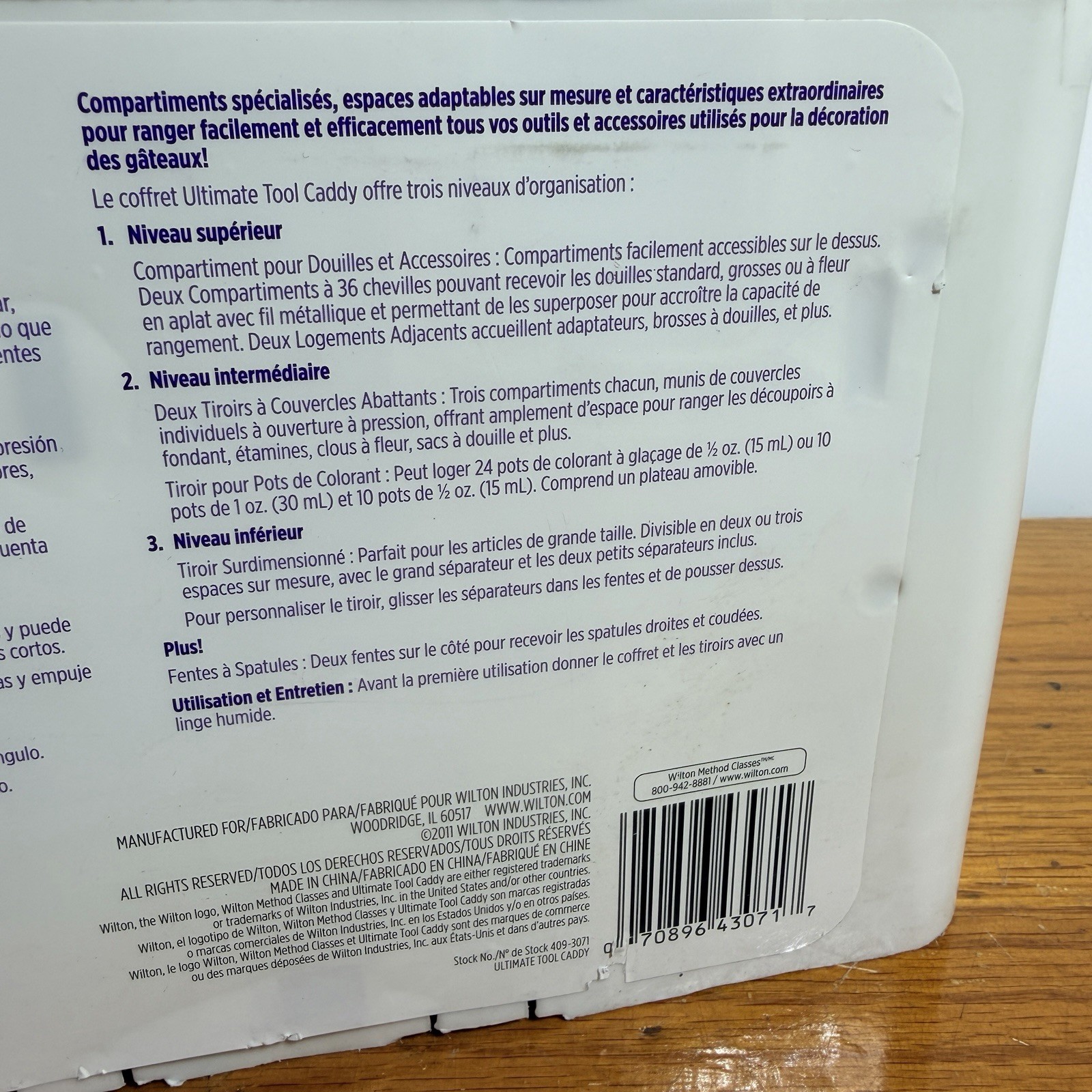 Wilton Ultimate Professional Cake Decorating Caddy Storage Box Purple