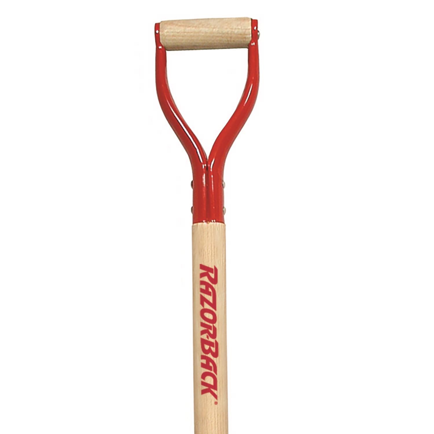 Razor-Back 46142 Wood Handle Notched Roof Shovel 42 L x 3.12 D in.