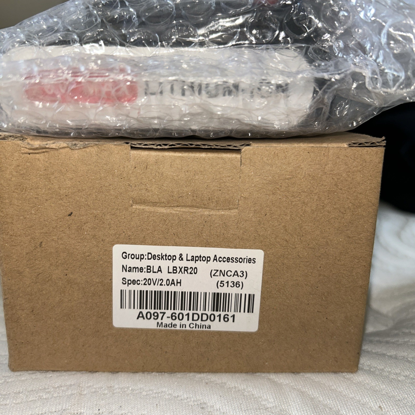 1 Pack 20V MAX For Black & Decker 20Volt Lithium Battery LBXR20 LB2X4020