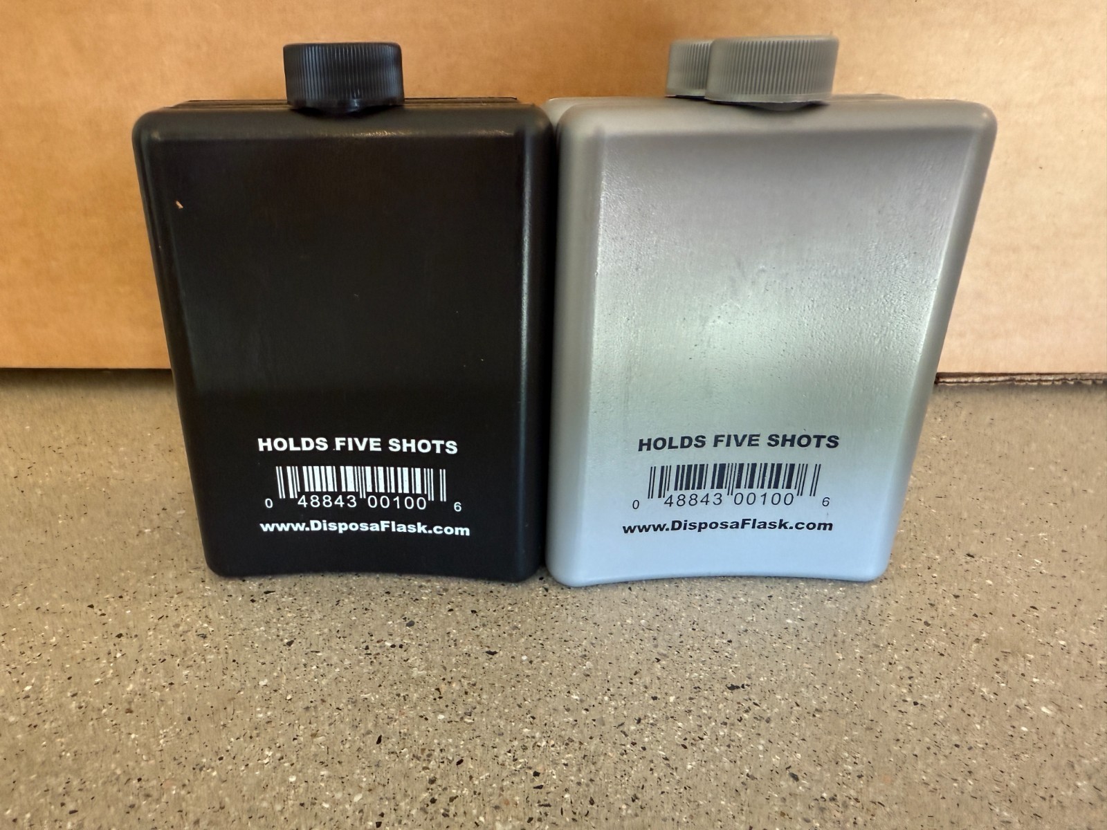 4 Pack – Multi Color – Plastic Alcohol Flask – Free Shipping