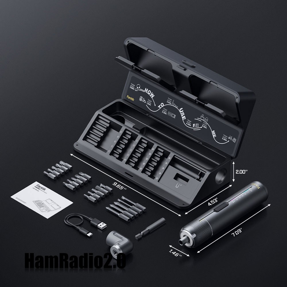 Fanttik S2 Pro Electric Screwdriver Set 250RPM 7 Adjustable Torque Settings