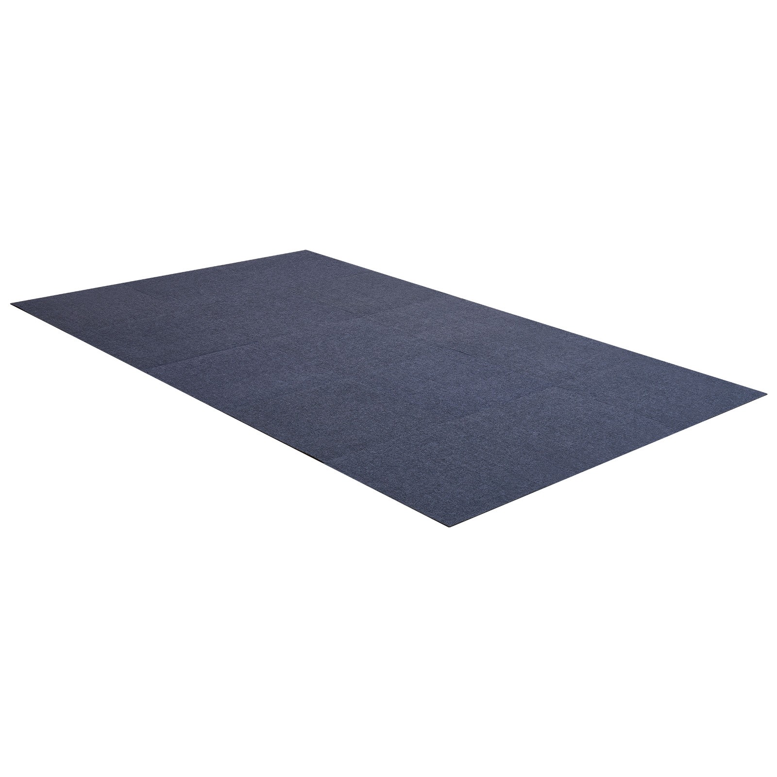 Uimoso 24×24 Inch Carpet Tiles, 15-Pack, Self-Adhesive Gray Rug Squares