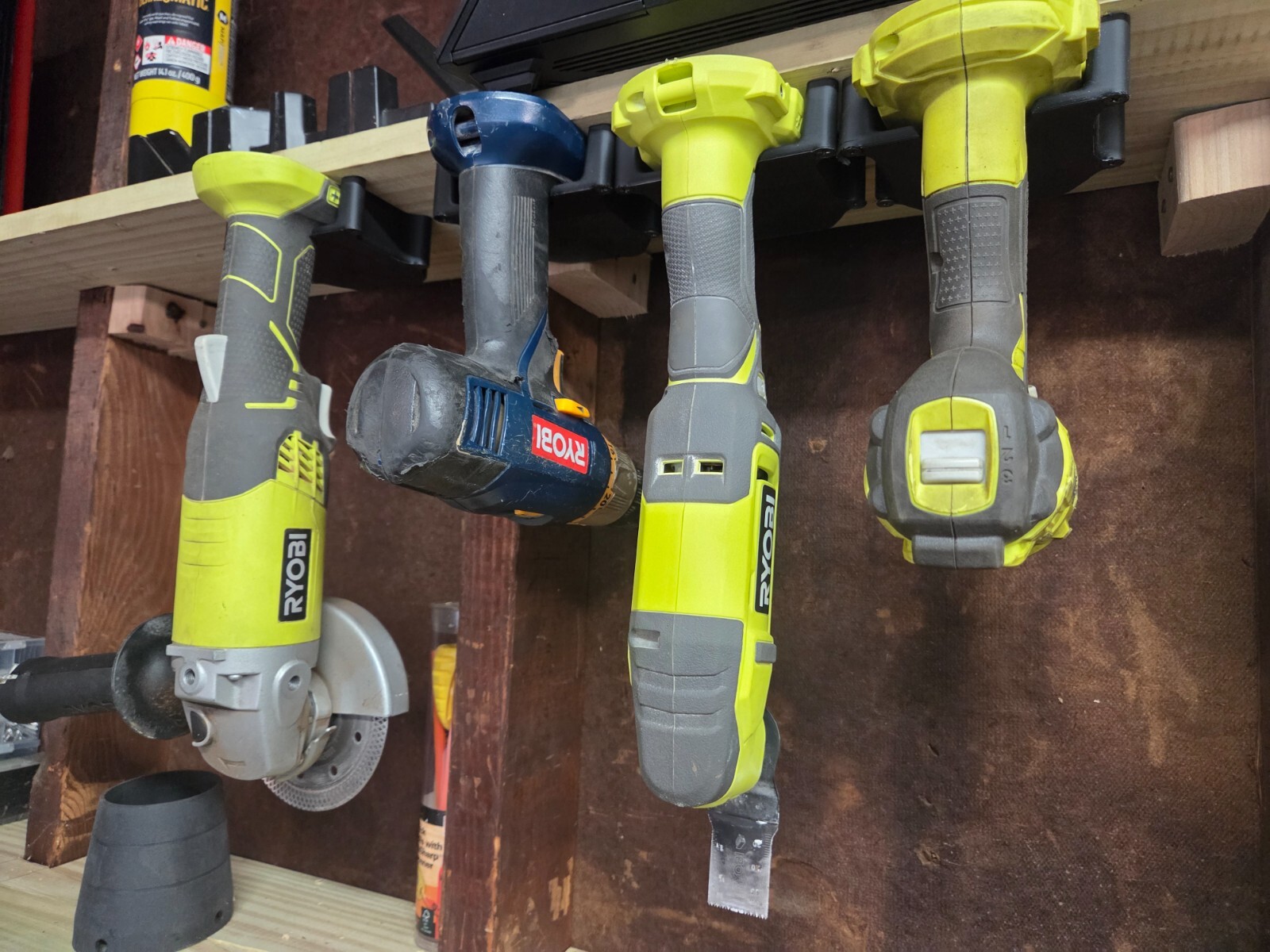 Under-Shelf Tool Holder Mounts For RYOBI 18V ONE+ USA-Made