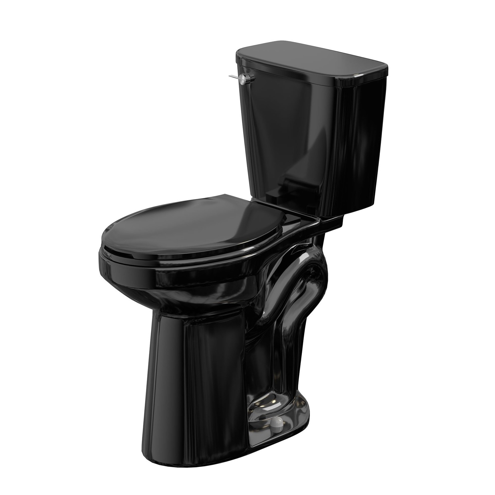 21″ Tall Two Piece Toilets for Seniors Elongated Bowl Soft-Close Seat 1.28 GPF