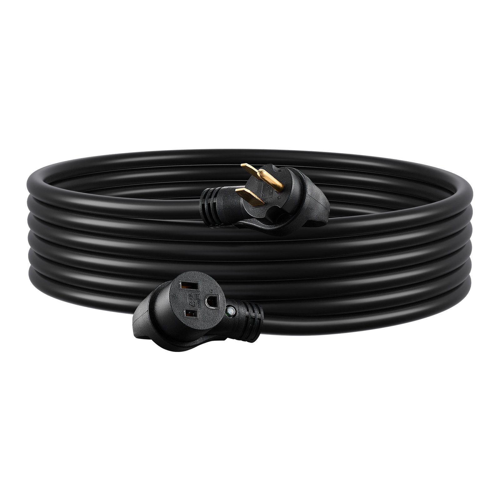 New/30-Amp Generator Extension Cord, 25 Foot, 250 Volts 7500 Watts Heavy Duty Po