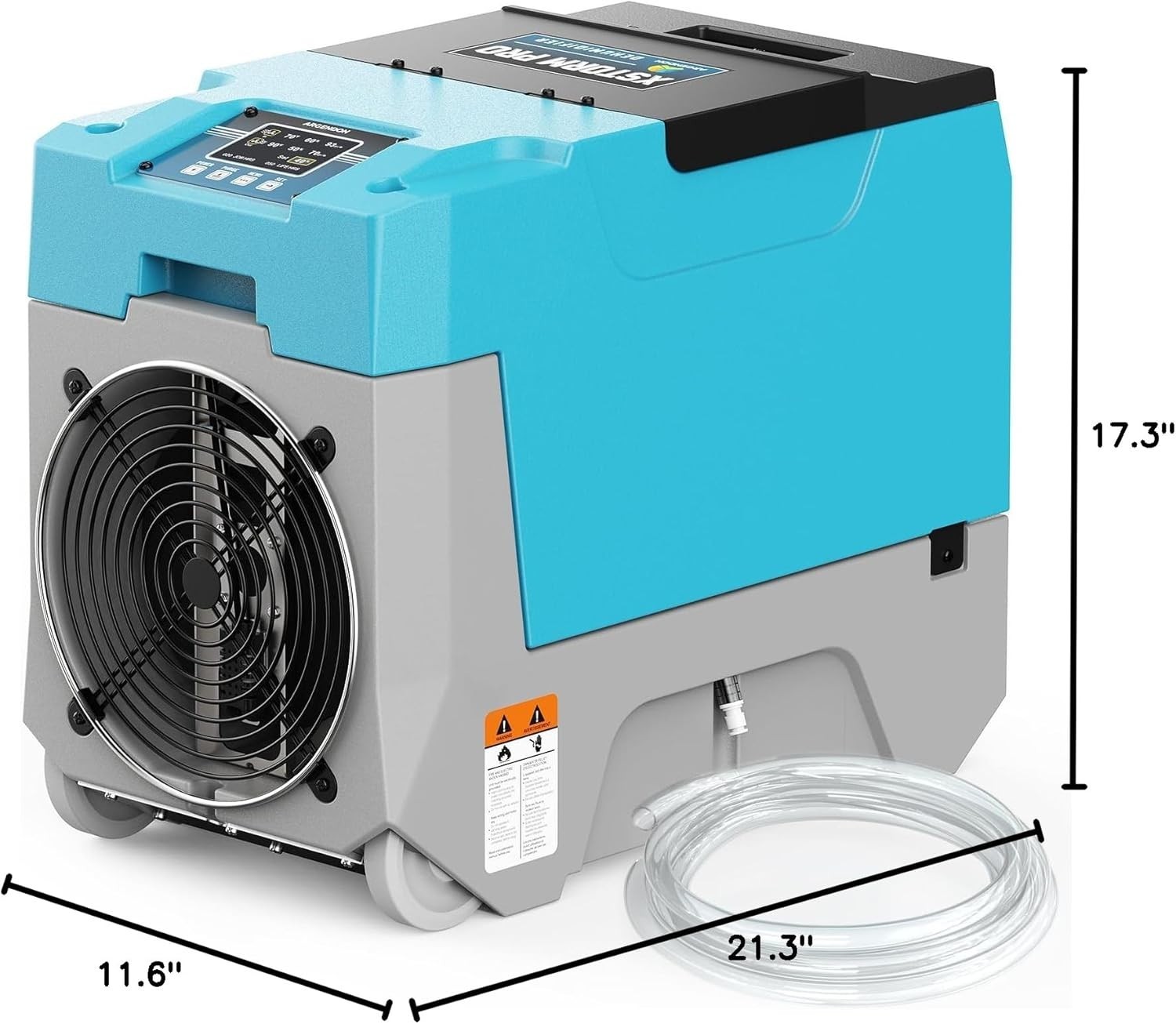 ARGENDON 180Pints Commercial Dehumidifier 2300 sq.ft Coverage with Pump