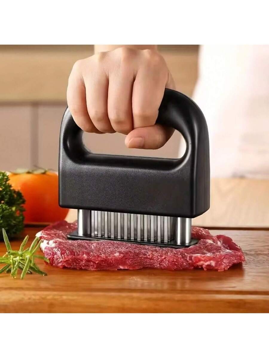 48 Needles Stainless Steel Blade Beef Meat Tenderizer Kitchen Meat Poking Tool