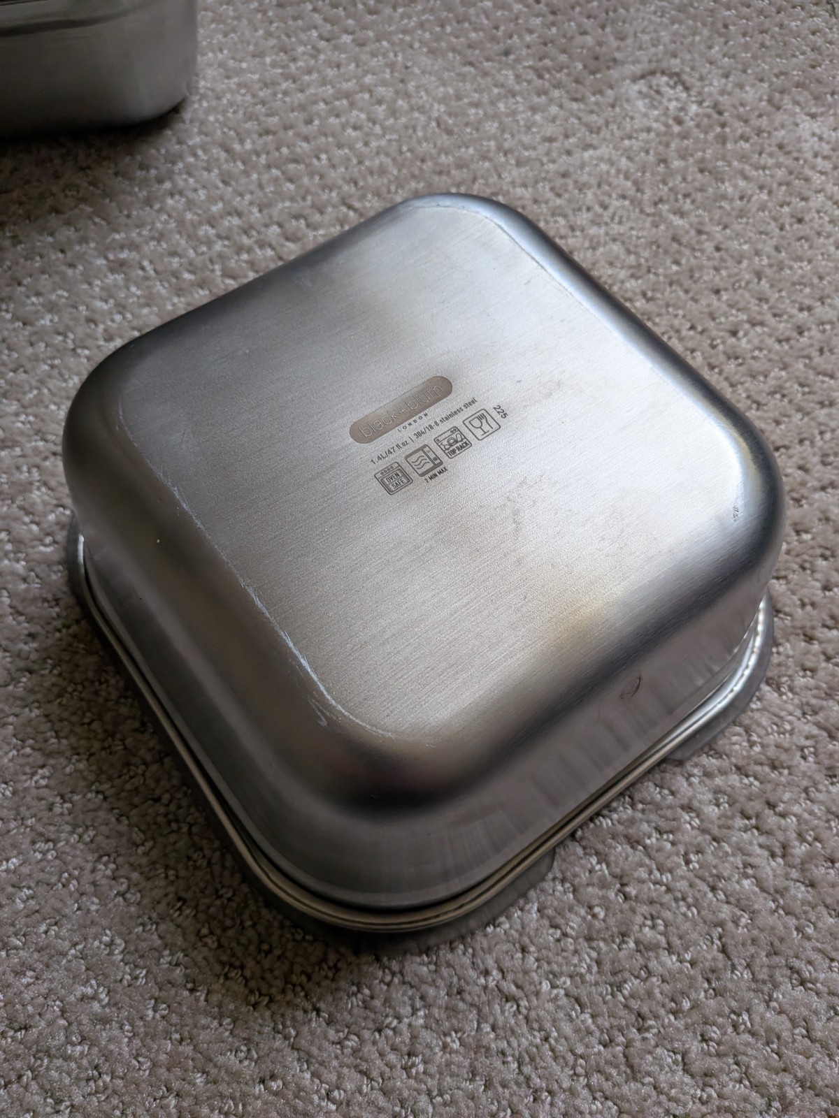 BLACK & BLUM / SS / 1.4L (LARGE) / MEAL PREP / FOOD CONTAINERS – FREE SHIPPING
