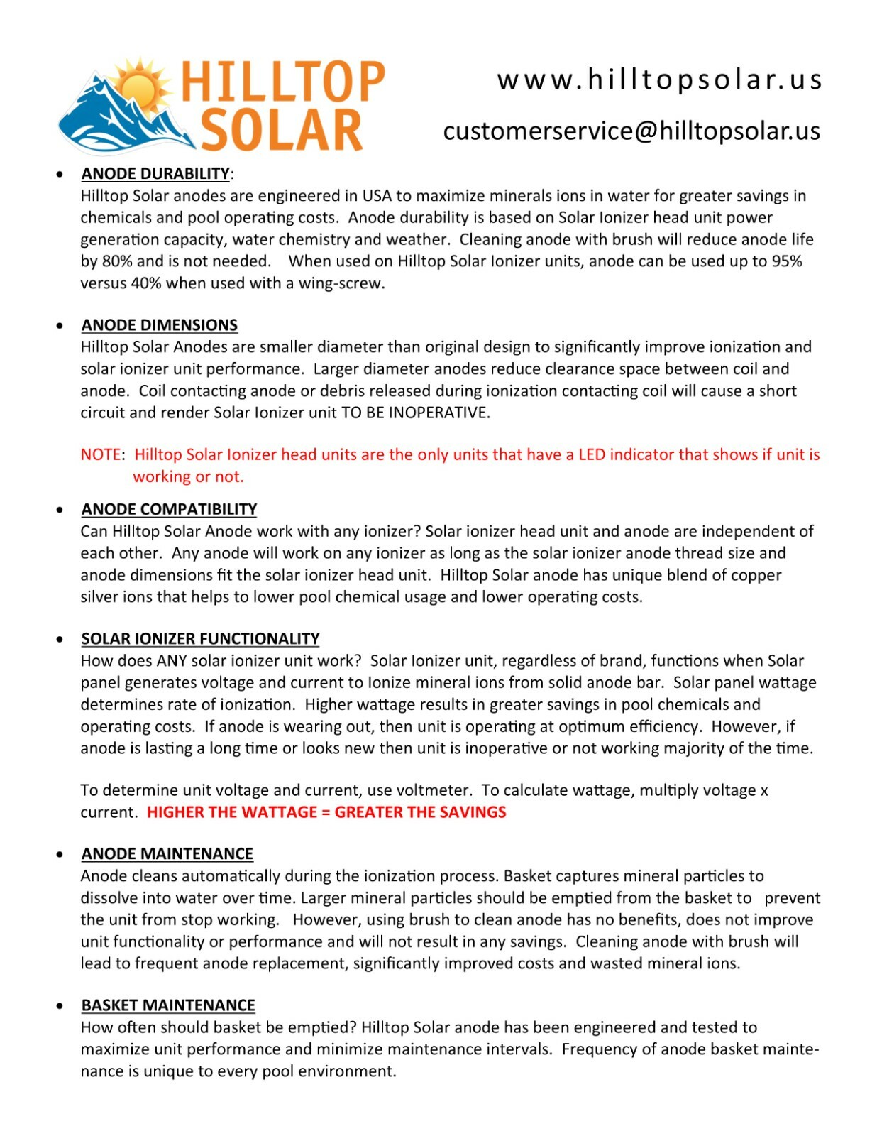Solar Copper Anode Kit | Read Description before order | BEST DEAL