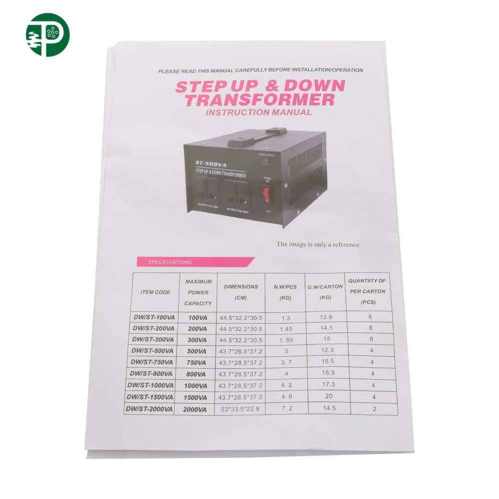 3000W Voltage Power Converter Transformer 110v to 220v/220v to 110v Step Up/Down