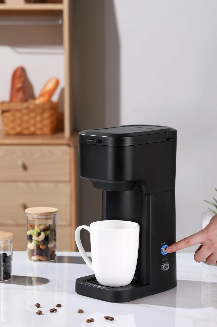 Mainstays Single Serve and K-Cup Coffee Maker – Black