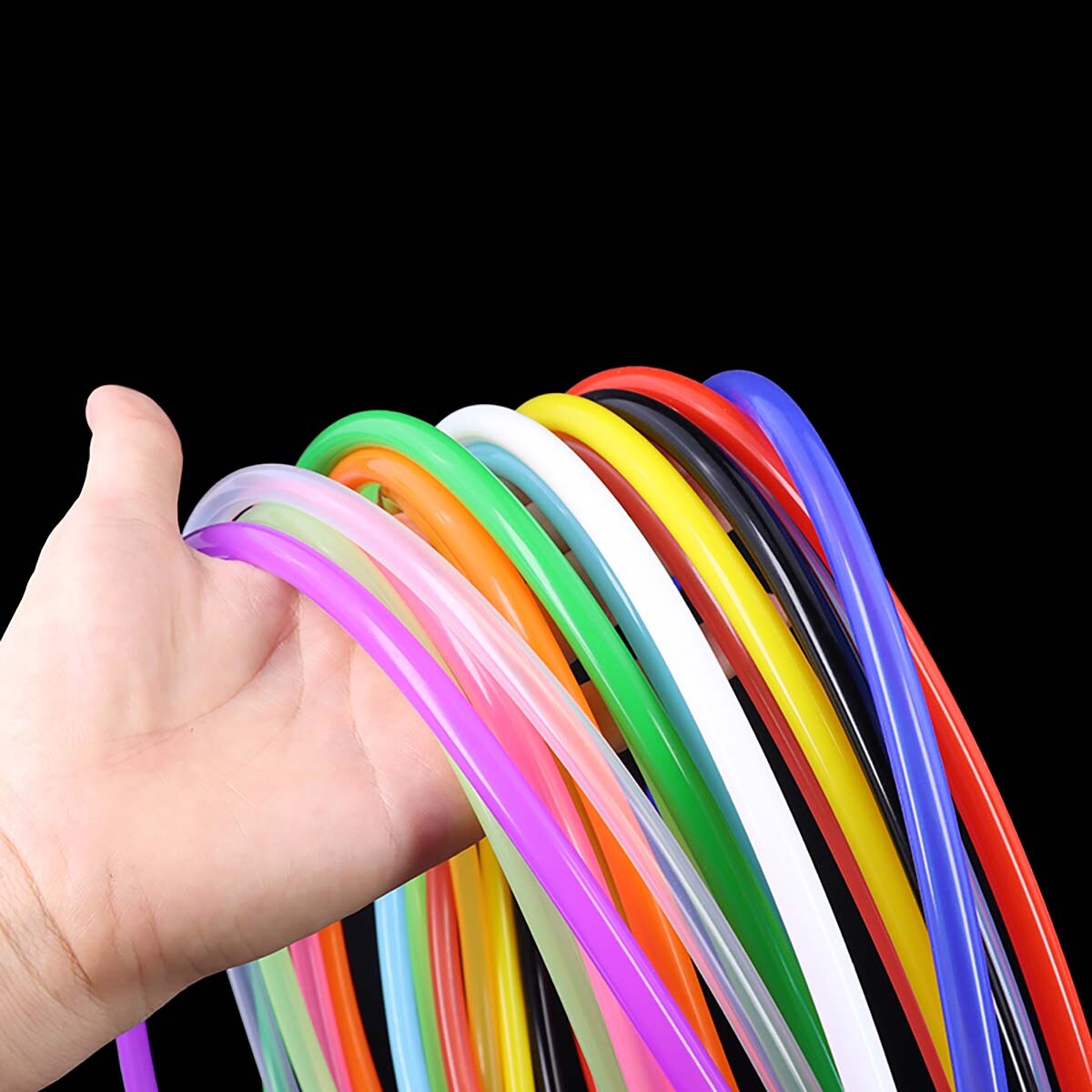 High Temp Food Grade Silicone Tube Flexible Rubber Pipe Various Colors & Sizes