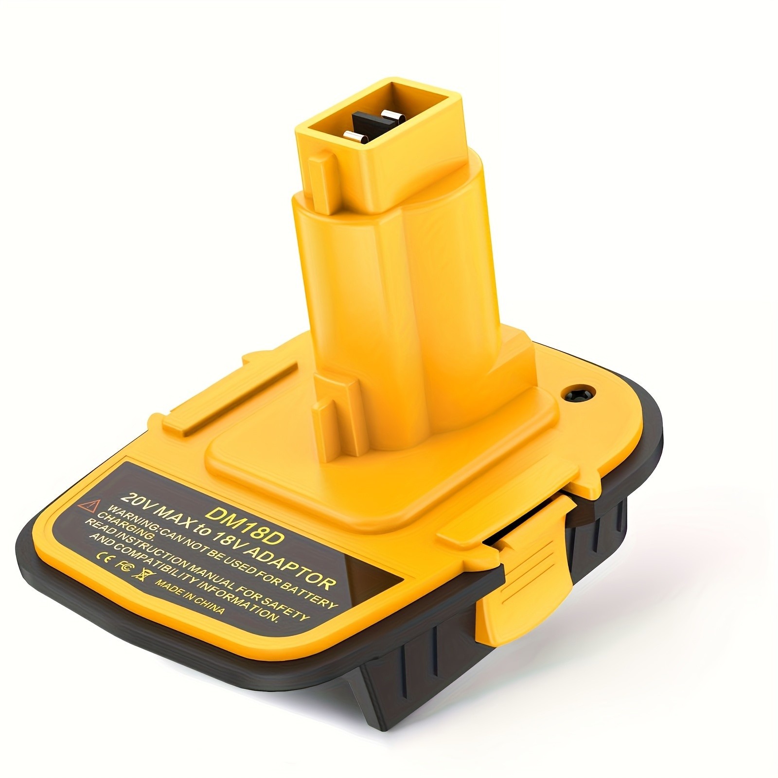 DM18D Battery Adapter Converter with USB Port for Dewalt 18V Tools (Only Tool)