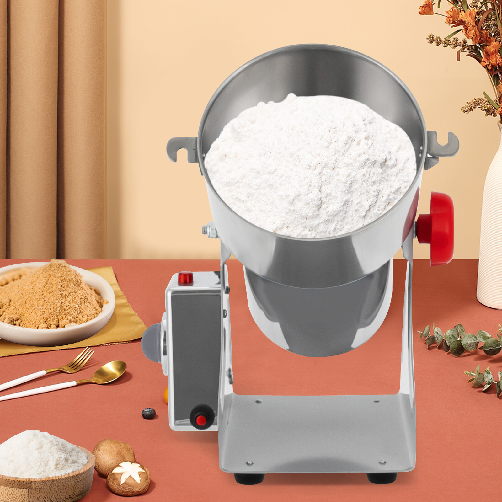 1000g Electric Grain Grinder Spice Mills Commercial Superfine Powder Pulverizer