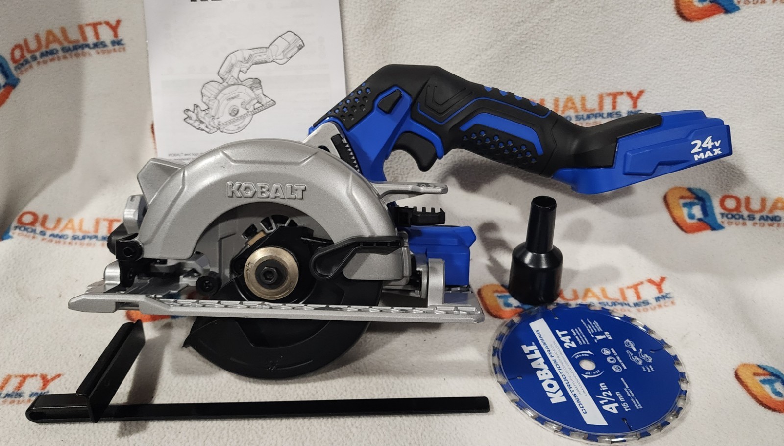 New Kobalt KCCS 124B-03 24V Brushless Cordless 4-1/2″ Circular Saw – Bare Tool