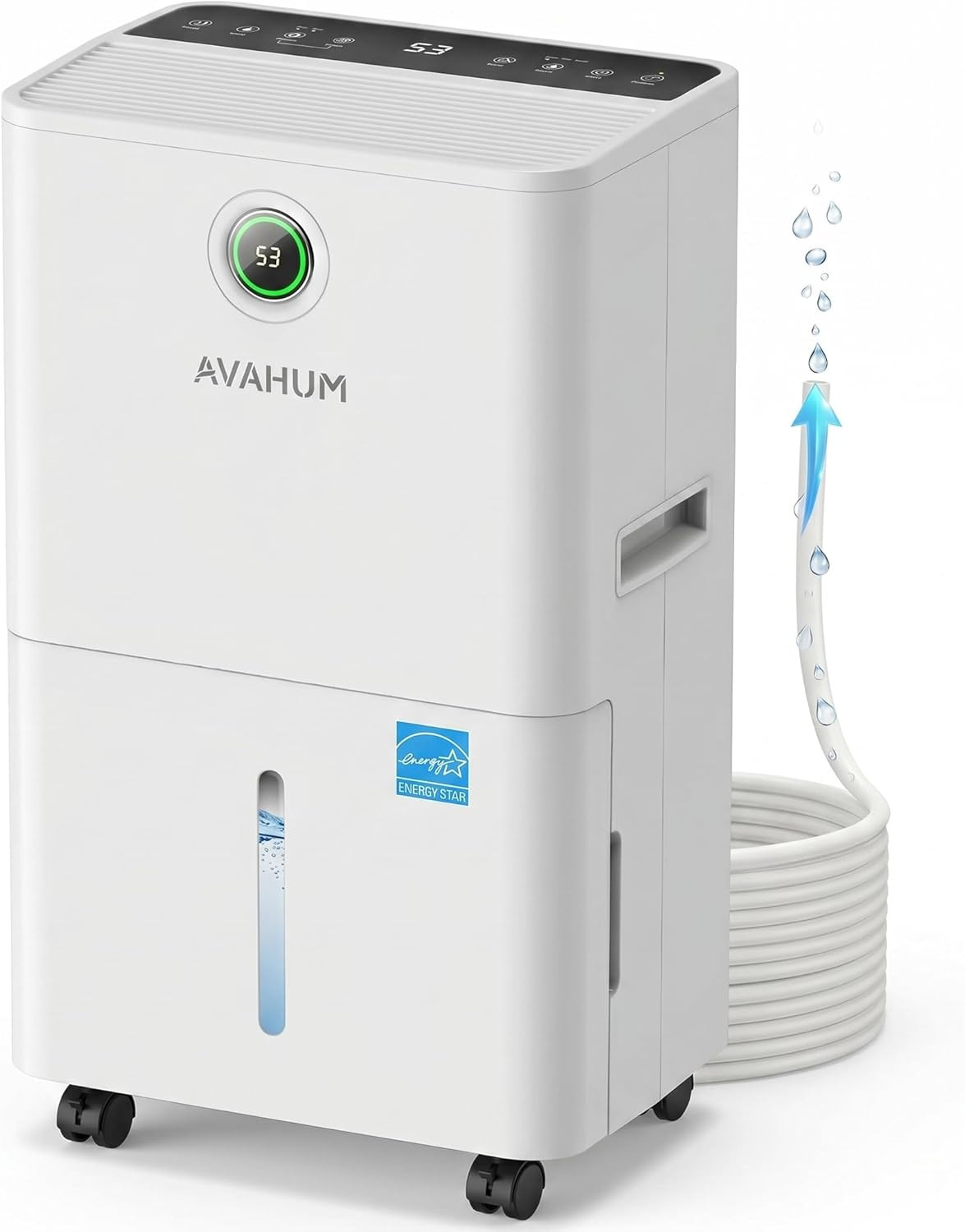 5-Year Limited Warranty150 Pint 2026 Energy Star Dehumidifier for Basement with