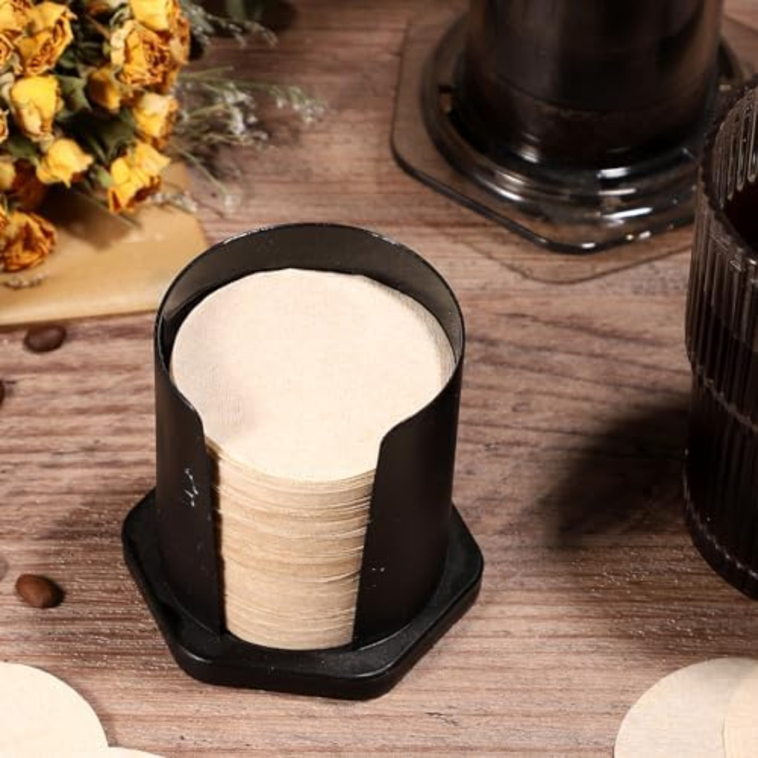 600 PCS Unbleached Coffee Filters Compatible with Aeropress Coffee Maker